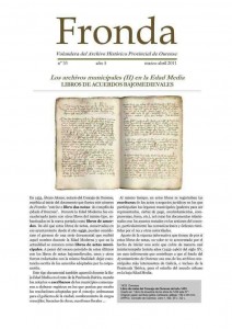 Fronda. Volandera del Archivo Histórico Provincial de Ourense | Nº 33: año 5: marzo-abril 2011