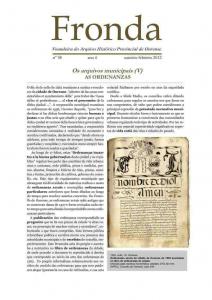 Fronda : Voandeira do Arquivo Histórico Provincial de Ourense | Xaneiro-febreiro 2012: núm. 38