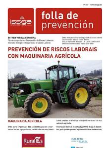  Folla de prevención núm. 34. Prevención de riscos laborais con maquinaria agrícola  | Núm. 34