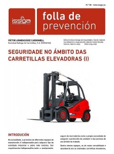  Folla de prevención nº 36. Seguridade no ámbito das carretillas elevadoras (I) 