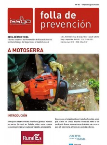  Folla de prevención núm. 40. A motoserra 