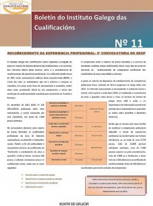 Boletín do Instituto Galego das Cualificacións | Núm. 11: 2013 Boletín do Instituto Galego das Cualificacións | Núm. 11: 2013