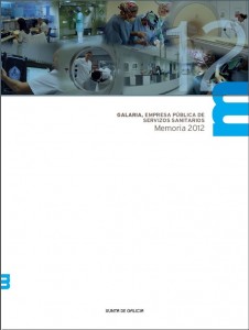  Galaria, empresa pública de servizos sanitarios. Memoria 2012 