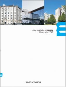  Área Sanitaria de Ferrol. Memoria 2012 