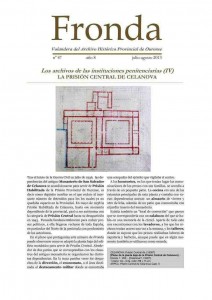 Fronda. Volandera del Arquivo Histórico Provincial de Ourense | Núm. 47: xullo-agosto 2013
