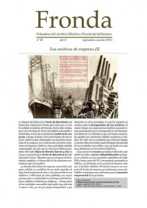  Fronda. Volandera del Archivo Histórico Provincial de Ourense  | Núm. 48: setembro-outubro 2014