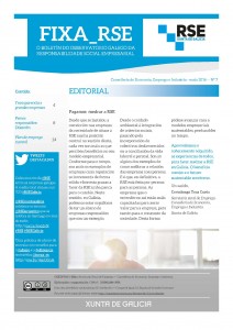 Fixa_RSE: O Boletín do Observatorio Galego da Responsabilidade Social Empresarial | Nº.7, 2016