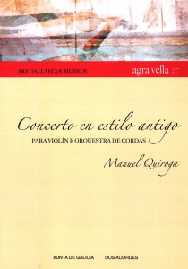 Concerto en estilo antigo para violín e orquestra de cordas