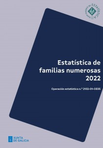 Estadísica de Familias Numerosas 2022