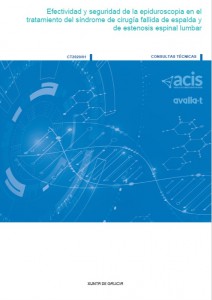 Efectividad y seguridad de la epiduroscopia en el tratamiento del síndrome de cirugía fallida de espalda y de estenosis espinal lumbar