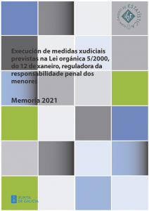 Execución de medidas xudiciais previstas na Lei orgánica 5/2000, do 12 de xaneiro, reguladora da responsabilidade penal dos menores: Memoria | 2021