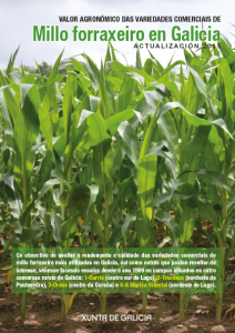 Valor agronómico das variedades comerciais de millo forraxeiro en Galicia. Actualización 2015