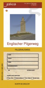 Englischer Pilgerweg. Pilgerausweis
