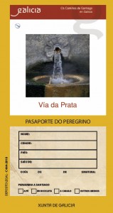 Vía da Prata. Pasaporte do peregrino