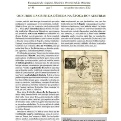  Fronda : Voandeira do Arquivo Histórico Provincial de Ourense  | Novembro-decembro 2012: núm. 43