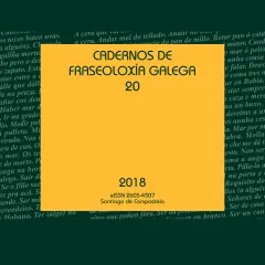 Cadernos de fraseoloxía galega 20