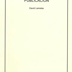 David Lamelas. Publicación