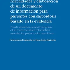 Evaluación de las necesidades y elaboración de un documento de información para pacientes con sarcoidosis basado en la evidencia