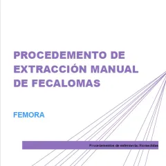 Procedemento de extracción manual de fecalomas: FEMORA