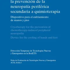 Crioterapia para la prevención de la neuropatía periférica secundaria a quimioterapia: Dispositivo para el enfriamiento de manos y pies