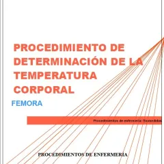 Procedimiento de determinación de la temperatura corporal: FEMORA