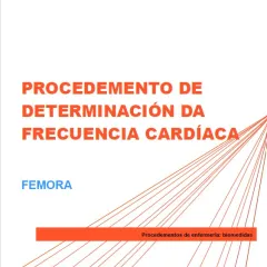 Procedemento de determinación da frecuencia cardíaca: FEMORA